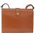 Borsa a Spalla Christian Dior in Pelle Marrone Oro Auth 189363 D'oro - vista 3