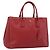 Borsa PRADA Galleria in pelle Saffiano Rosso Oro Auth 188852V D'oro