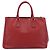 Borsa PRADA Galleria in pelle Saffiano Rosso Oro Auth 188852V D'oro - vista 3