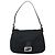 Borsa a tracolla FENDI Mamma Baguette in jersey di cotone nero e argento Auth yk20575 - vista 2