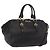 Borsa Miu Miu in pelle 2 way Nero Oro Auth ka4877V D'oro