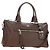 Borsa PRADA in pelle 2way Marrone Argento Auth yk20539SAM