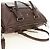 Borsa PRADA in pelle 2way Marrone Argento Auth yk20539SAM - vista 6