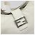 FENDI Mamma Baguette Schultertasche aus Leder weiß silber authentisch 185820M - Ansicht 15