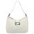 FENDI Mamma Baguette Schultertasche aus Leder weiß silber authentisch 185820M - Ansicht 2