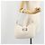 FENDI Mamma Baguette Schultertasche aus Leder weiß silber authentisch 185820M - Ansicht 25