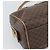 Céline Bolso CELINE Macadam Canvas PVC Cuero 2way Marrón Oro Auth BA13498A Castaño Dorado - vista 13