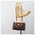 Céline Bolso CELINE Macadam Canvas PVC Cuero 2way Marrón Oro Auth BA13498A Castaño Dorado - vista 23