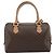 Céline Bolso CELINE Macadam Canvas PVC Cuero 2way Marrón Oro Auth BA13498A Castaño Dorado - vista 3