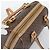 Céline Bolso CELINE Macadam Canvas PVC Cuero 2way Marrón Oro Auth BA13498A Castaño Dorado - vista 6