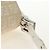 Borsa a tracolla FENDI Zucchino Canvas Mamma Baguette Bianco Argento Auth 186466V - vista 11