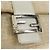 Borsa a tracolla FENDI Zucchino Canvas Mamma Baguette Bianco Argento Auth 186466V - vista 18