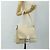 Borsa a tracolla FENDI Zucchino Canvas Mamma Baguette Bianco Argento Auth 186466V - vista 28