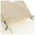 Borsa a tracolla FENDI Zucchino Canvas Mamma Baguette Bianco Argento Auth 186466V - vista 6