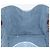 Borsa PRADA Canapa MM in tela blu Auth 188558 - vista 17