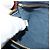 Borsa PRADA Canapa MM in tela blu Auth 188558 - vista 21