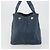 Borsa PRADA Canapa MM in tela blu Auth 188558 - vista 4