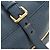 Borsa a Spalla Miu Miu in Pelle Blu Navy e Oro Auth yk20559SAM D'oro - vista 9