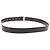 Cintura CARTIER Must Line in pelle 44.1" Nero Marrone Argento Auth BA13632 - vista 2