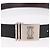 Cintura CARTIER Must Line in pelle 44.1" Nero Marrone Argento Auth BA13632 - vista 6