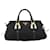 Borsa PRADA Nylon 2way Nera Oro Auth 188755A Nero D'oro - vista 2