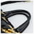 Borsa PRADA Nylon 2way Nera Oro Auth 188755A Nero D'oro - vista 8
