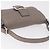 FENDI Celeria Mamma Baguette Schultertasche aus Leder Grau 8BR101 Auth 187996SAM Braun - Ansicht 6