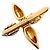 Louis Vuitton Louisette Barrette Argento D'oro - vista 2