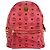 MCM Stark Side Studs Small Stud Backpack in Red