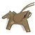Hermès Portachiavi Hermes Cavallo Cheval Rodeo Pegasus PM Beige Taupe - vista 2