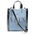 Borsa Tote 2-Way in Denim Valentino VLTN Blu navy