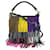Sac à bandoulière à franges Emmanuel Yves Saint Laurent Multicolore  - vue 1