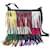 Sac à bandoulière à franges Emmanuel Yves Saint Laurent Multicolore  - vue 3