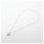 Collier Van Cleef & Arpels Au750 Alhambra Guilloche en or blanc  - vue 3