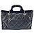 Borsa Tote Chanel CC Delivery in nero - vista 2
