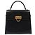 Salvatore Ferragamo Borsa a mano convertibile in pelle Nero