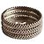 Mauboussin Le Premier Jour Ring aus 750/000 Weißgold 3 Reihen Silber