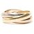 Anello Trinity Cartier in oro Au750 D'oro - vista 3
