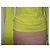 N°21 dress in viscose and acetate lime and powder pink Yellow - vista 2