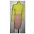 N°21 dress in viscose and acetate lime and powder pink Yellow - vista 4