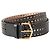 Alaïa Vienne Ledergürtel Schwarz Gold