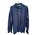 Polo a maniche lunghe Versace Classic V2 Navy Blue Blu scuro
