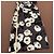 Moschino Cheap and Chic Kleid mit Blumenprint Schwarz Weiß - Ansicht 8
