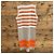 Balenciaga Paris Strickkleid Midi Weiß Orange Grau - Ansicht 5