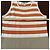 Balenciaga Paris Strickkleid Midi Weiß Orange Grau - Ansicht 6