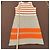Balenciaga Paris Strickkleid Midi Weiß Orange Grau - Ansicht 8
