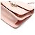 Borsa a tracolla con catena in pelle Chanel Half Coco Mark Rosa - vista 6