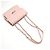 Borsa a tracolla con catena in pelle Chanel Half Coco Mark Rosa - vista 8