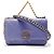 Borsa a tracolla Chanel 19 Matelassé in viola Porpora