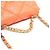 Borsa a tracolla con catena 2-way Matelassé Chanel Arancione - vista 13